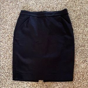 Express black pencil skirt with pockets